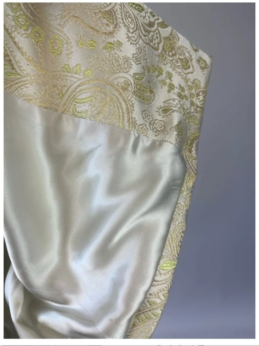 Banana Republic Vintage Ivory/Gold Topper Jacket Size XS - Picture 7 of 11